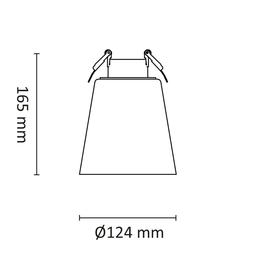 Glone M Tak 9W 520lm WarmDim Svart/Sot #5