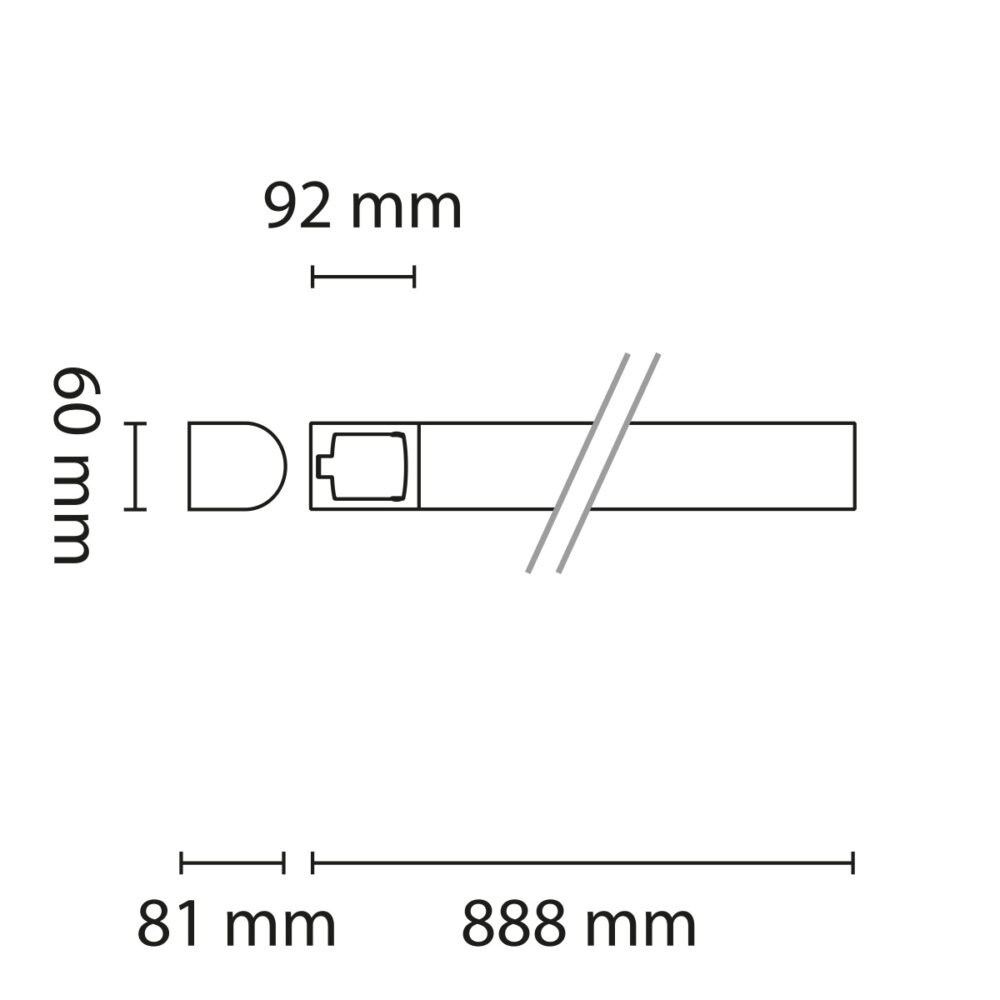 Nice 11,5W 1200lm DALI 3000K Vit #10