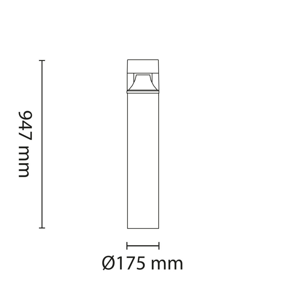 Fuji Pollare Rund E27 Grafit #3