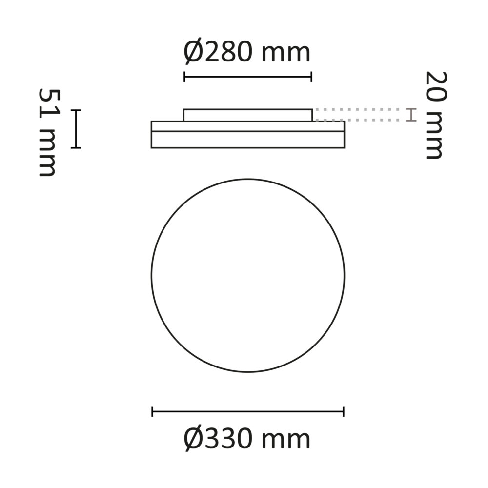 Switch Saver 2600lm 330mm Vit #8