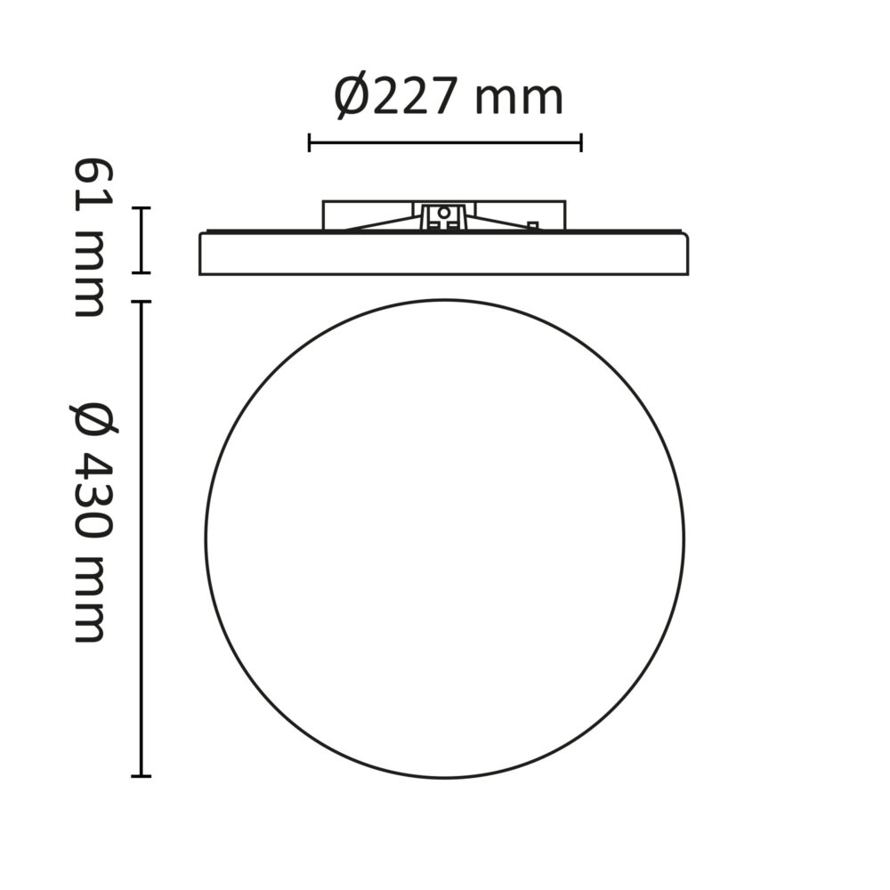 Bris 430 4000lm 2700/3000/4000K Vit #2